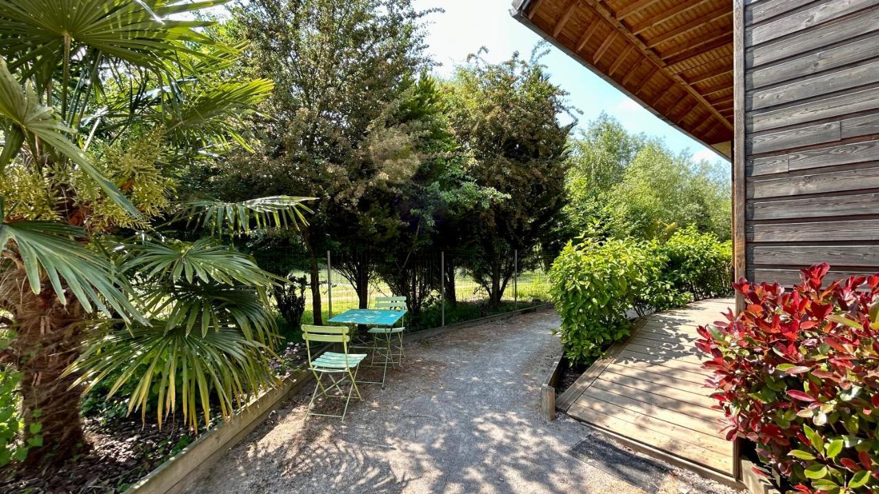 Chalet Avec Terrasse Sur Pilotis Vue Sur L'Etang Rue  Exterior foto