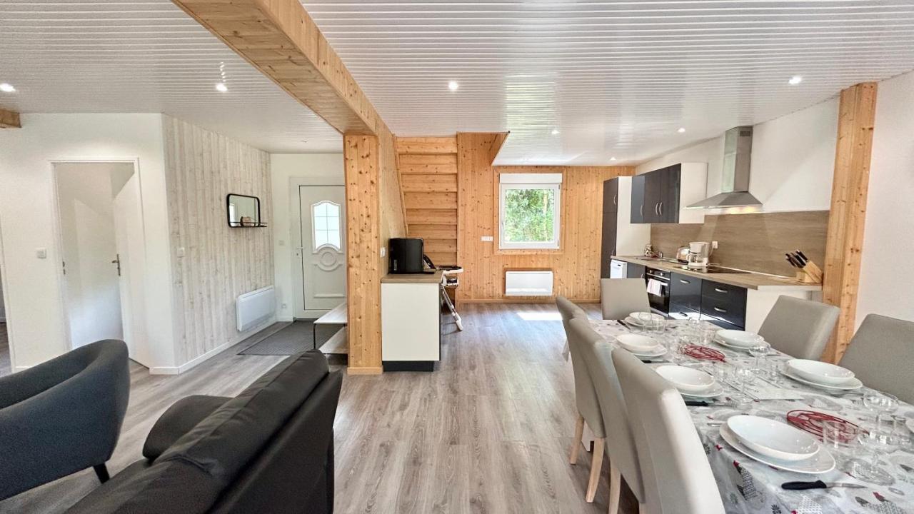 Chalet Avec Terrasse Sur Pilotis Vue Sur L'Etang Rue  Exterior foto
